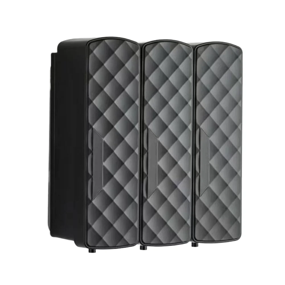 

1 PC Soap Dispenser For Bathroom Parts 23*10*7cm 1500ML 3-bedroom Diamond Wall Mounted Shampoo, Conditioner, Shower Nozzle