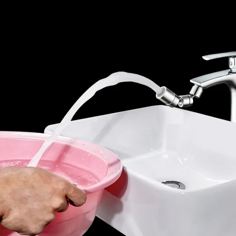 Universal 720 °Rotation Faucet Extender Spray Head Plastic Splash Filter Faucets Water Saving Nozzle Sprayer Bathroom Accessorie