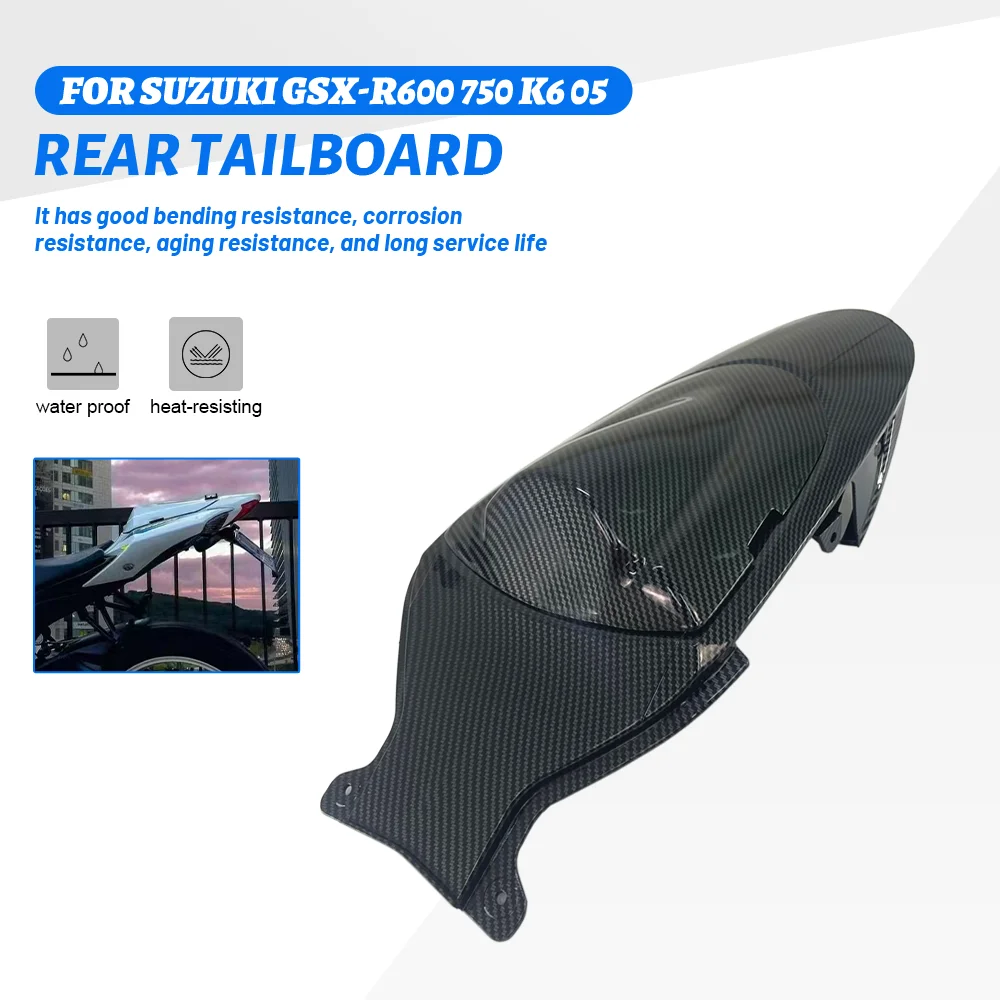 

For Suzuki GSXR 600 GSXR 750 2005 K6 Rear Tail Seat Solo Fairing Cowl Set ABS Carbon Fiber Pattern