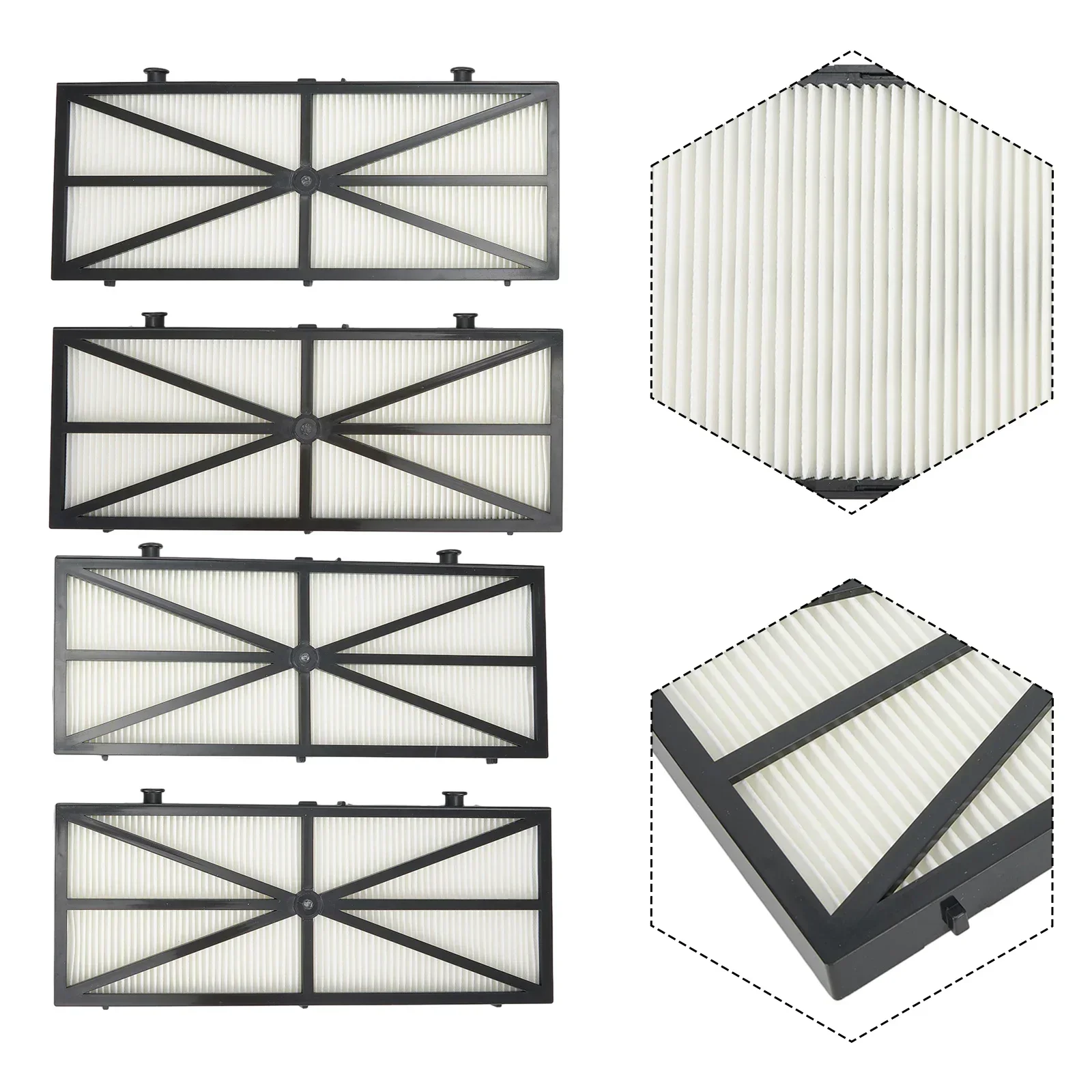 Ultra-Fine Filter Panels For Replacement Part Ultra-Fine Filter Panels Number 9991425-R4 Swimming Pool Cleaning 4pcs