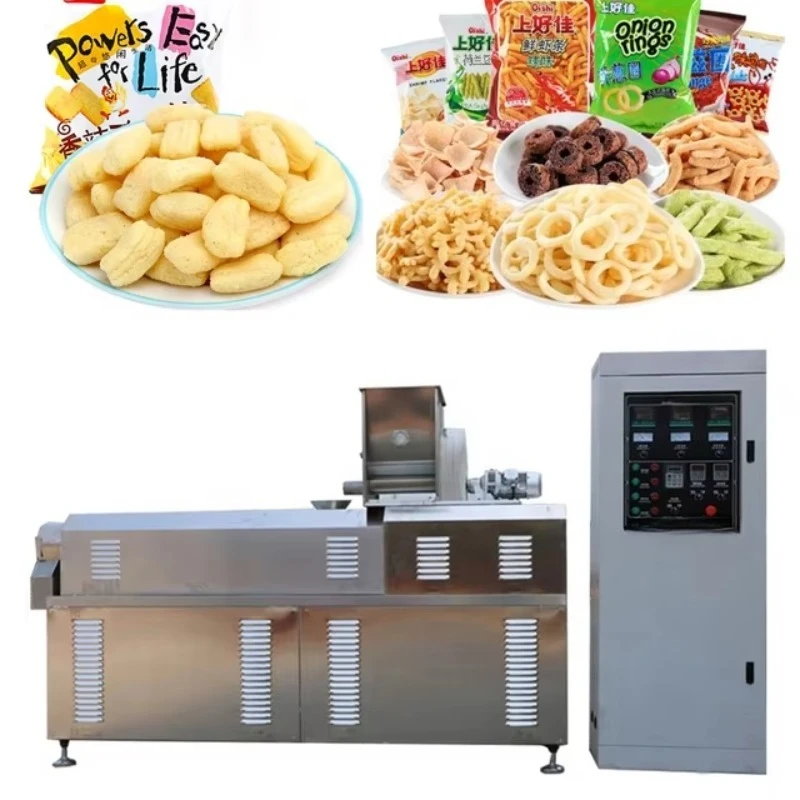 Snack Manufacturing Machine Biscuit and Corn Puff Production Line Puff Machinery Equipment