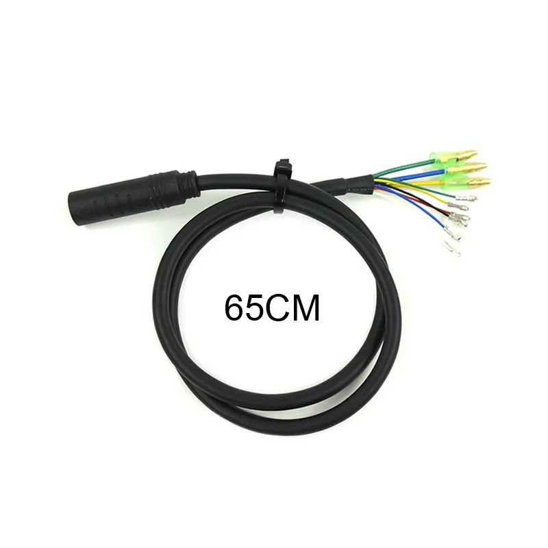 9Pin Motor Extension Cable 65/ 130/ 160CM E-bike Wheel Hub Extension Cord For Bafang Front Rear Wheel Hub Motors E-bike Parts