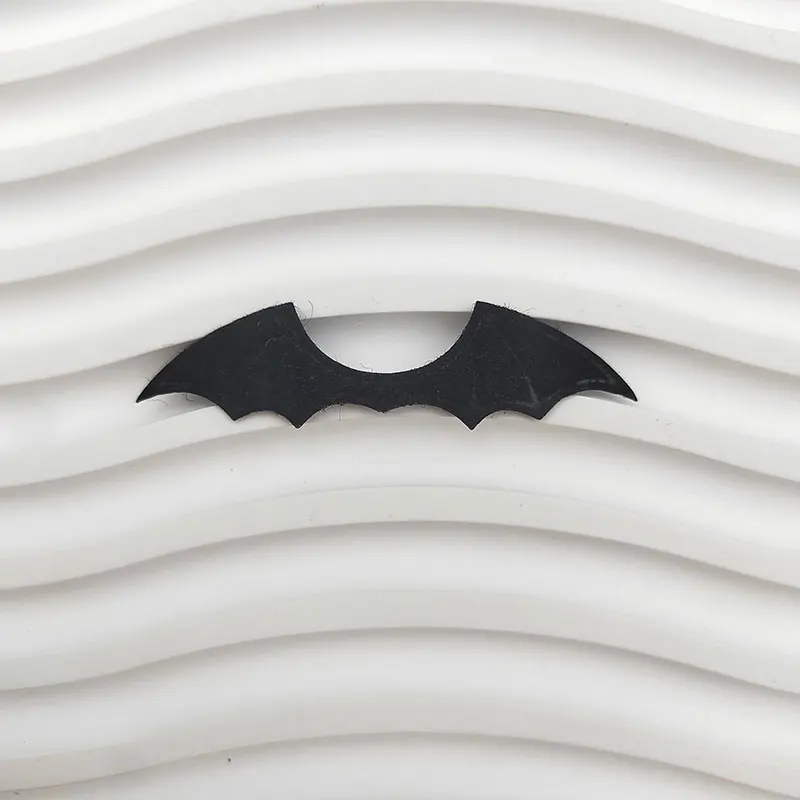 42 Stück/Set, 6 x 1,5 cm, Vampirflügel aus Vliesstoff, gepolsterte Applikationen zum Selbermachen von Halloween-Kostümen, Vampir-Haarspangen-Dekoration, Aufnäher. – Detail 8