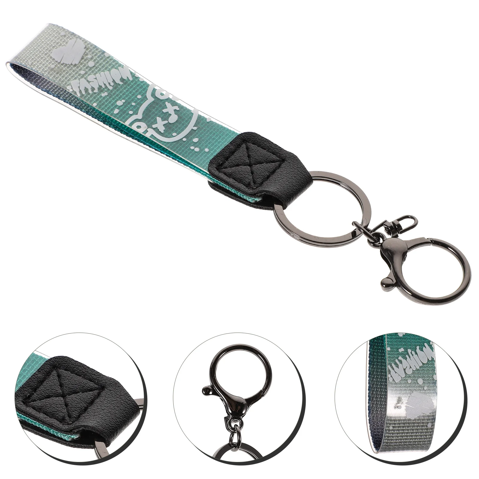 

Wrist Lanyard Keyring Stylish Multi-Purpose Key Chain For Car Keys Hanging Strap Wristlet Universal Keyring Decor Keychain