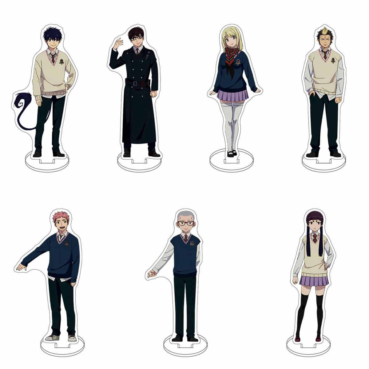 15CM HOT Anime Blue Exorcist Acrylic Stand Model Cosplay Characters Ornament Accessories Goods Collection Gifts15CM