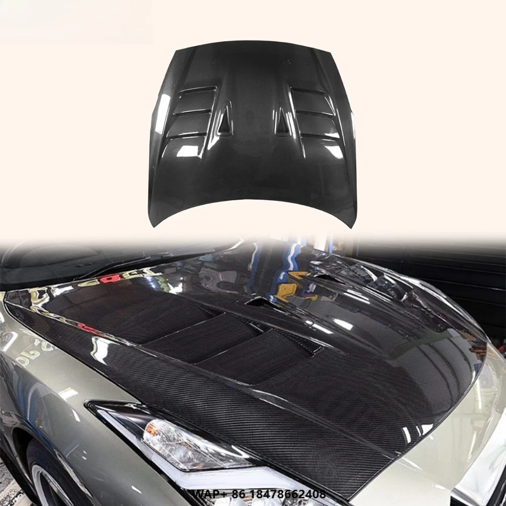 

For Nissan GTR R35 Coupe 13-24 Carbon Fiber TS Style Front Vented Cooling Hood