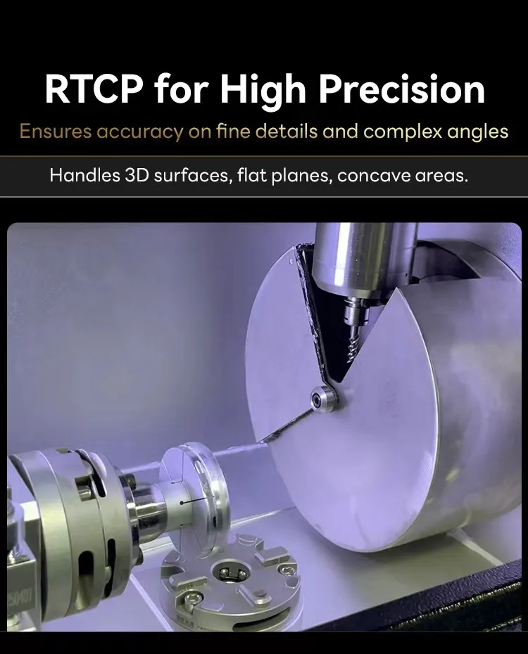 Desktop Mini CNC Jewelry Machine 0.01mm High Precision Multifunctional Servo Electric Spindle for Gold Silver Ring Engraving