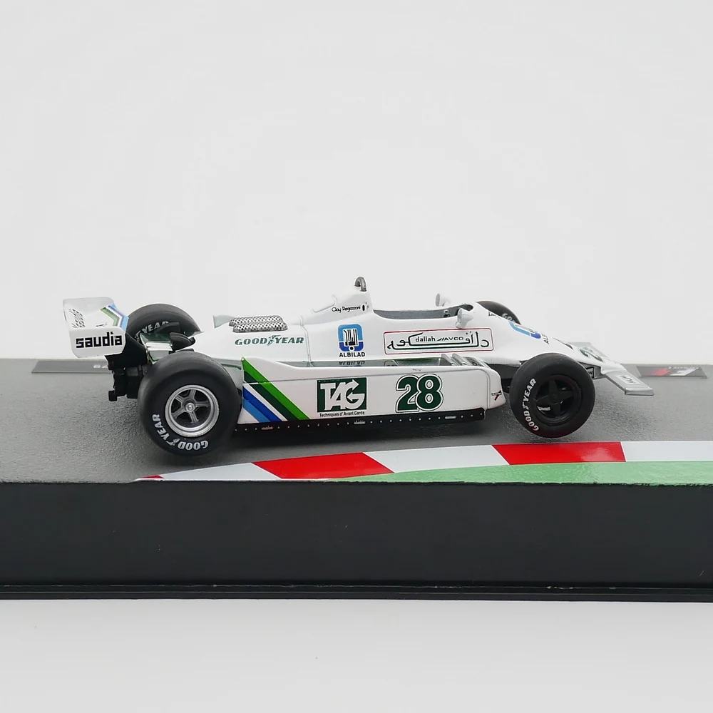 Ixo 1:43 Racing Williams FW07 1979 Jacques Villeneuve Diecast Car Model Metal Toy Vehicle