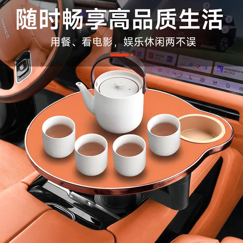 For Chery Arrizo 5/8 PRO Tiggo 9/8 PLUS/5X Car Suspended Small Table Tray Tea Office Desk Car Accessories Replacement Custom Fit