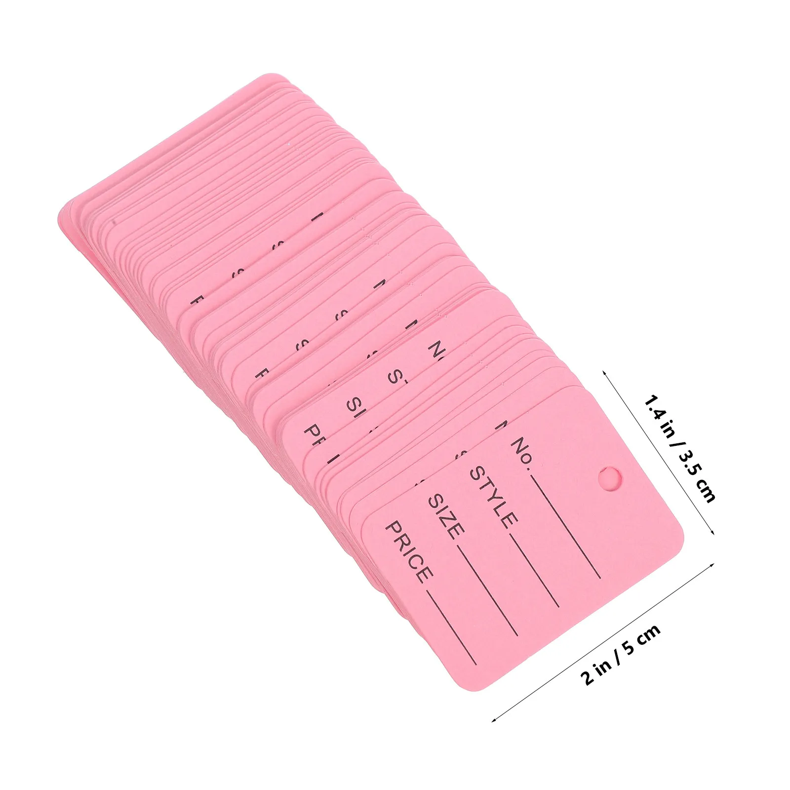 1000Pcs Price Tags Blank Paper Hang Labels Writable Tags for Jewelry Clothing Shoes Bags Merchandise Display Blank Price Tag