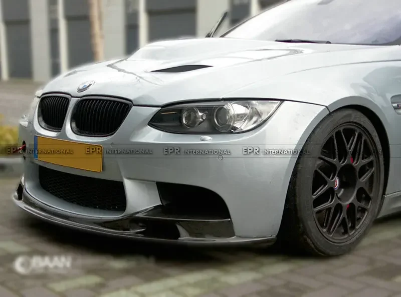 For E92 Coupe Convertible M3 E93 2008-2012 V-Style GTS-V Carbon Fiber Front Lip