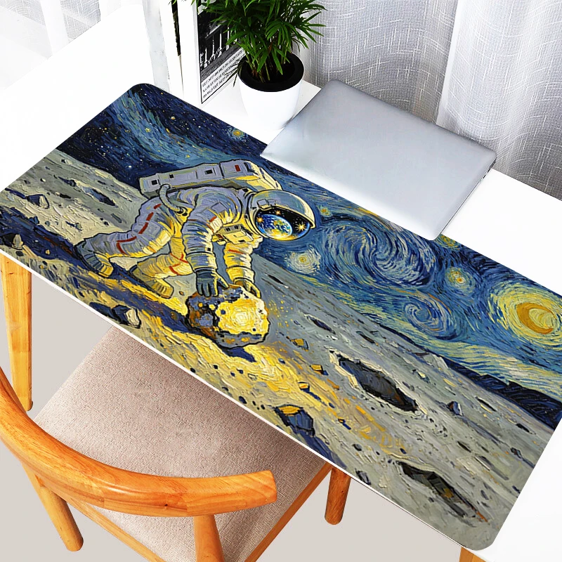 Popular Mouse Pad Artistic style astronaut Gaming Accessories kawaii Keyboard Mat Large E-sports Gamers Desk Mat Office Mousepad
