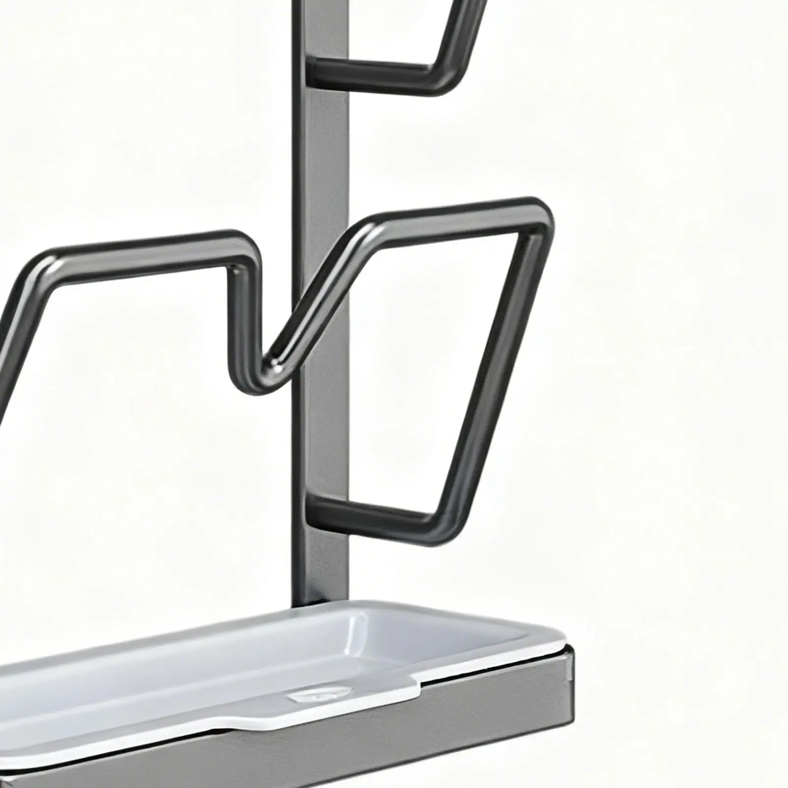 

Держатель крышки кастрюли Контейнер без сверления из углеродистой стали с подносом Органайзер для крышки кастрюли и хранилище для варежки Ложка Разделочная доска Лист для выпечки