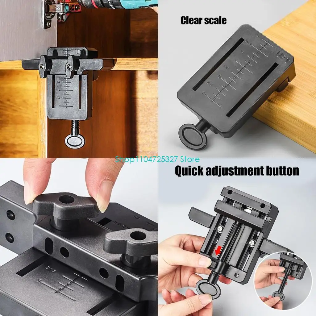 D8KF Multiple Size Cabinet Door Installation Gadget Ensures Flush Mounting Every Time