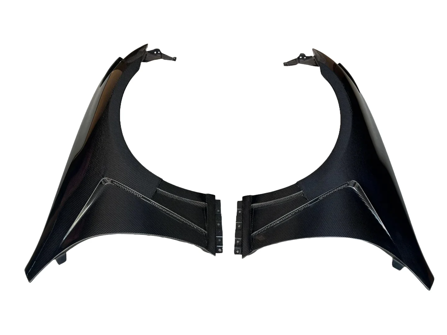 حاجز أمامي بفتحات تهوية من ألياف الكربون لـ G37 2008-2013 4 أبواب (بدون فتحة إضاءة) مناسب تمامًا بقوة عالية حسب الطلب #5