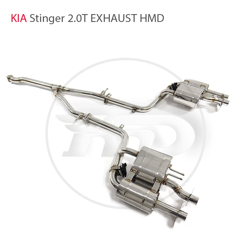 

Stainless steel Catback for KIA Stinger 2.0T with valve HMD Exhaust System Performance Quality certification