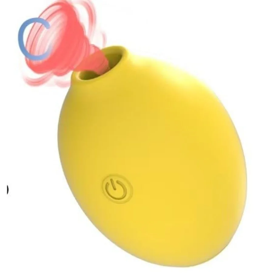 Lemon Vibrator Sucking Vibrator Adult Lemon Sex Toys for Women - Adult Toys Clitoral Stimulator with 12 Strong Sucking Modes, B