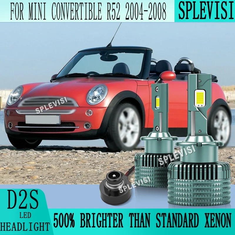 

360 degree illumination for optimal visibility 66240CBI LED Car Headlight For Mini Convertible R52 2004 2005 2006 2007 2008