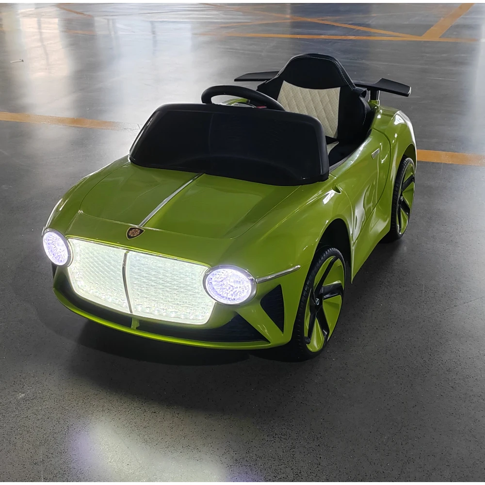 12 V Ride on Car, Kids Electric Car,  Riding Toys for Kids with Remote Control/PU Seat/ Swing/Amazing Gift for 3~6 Years