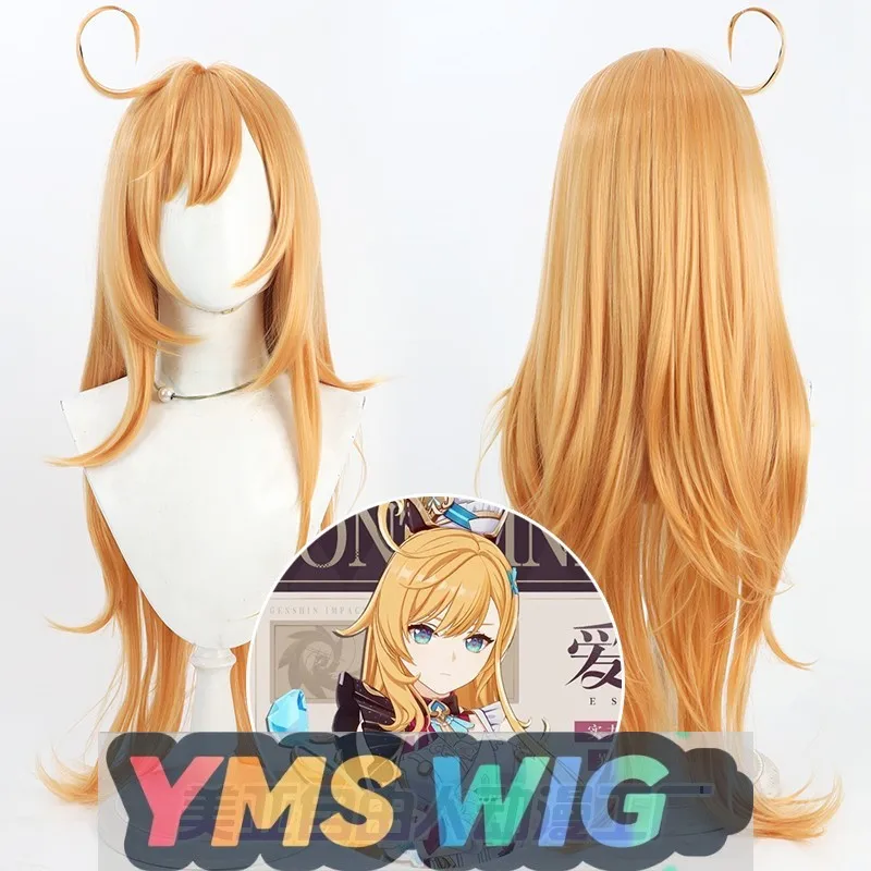 

[YMS WIG]Genshin Impact Escoffier Косплей Парик Золотой Многослойный
