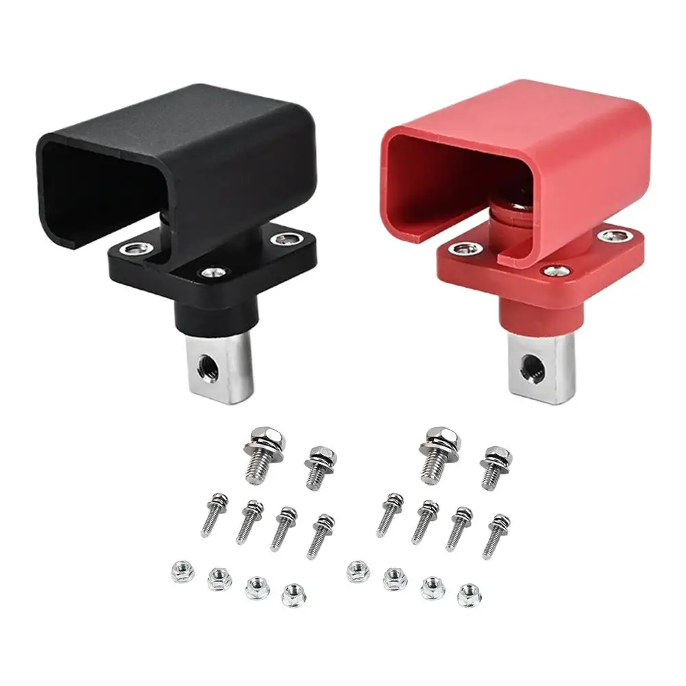 200A Battery Terminal Connector Block, Insulated Power Distribution Terminals for Car RV Marine Solar High Amp Wiring