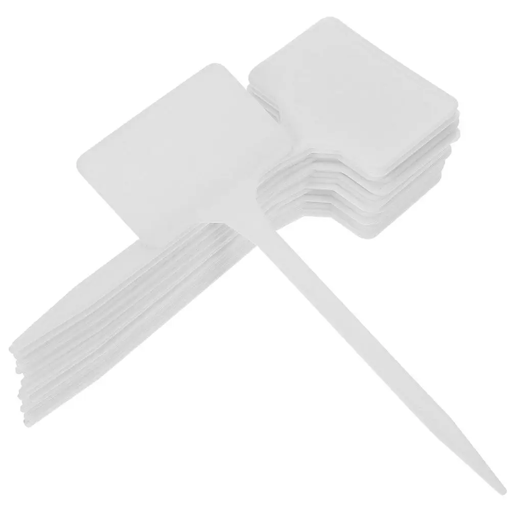 20Pcs Plastic Plant Labels Modern Garden Markers for Indoor Outdoor Flower Beds Pots Nurseries Greenhouse Succulent