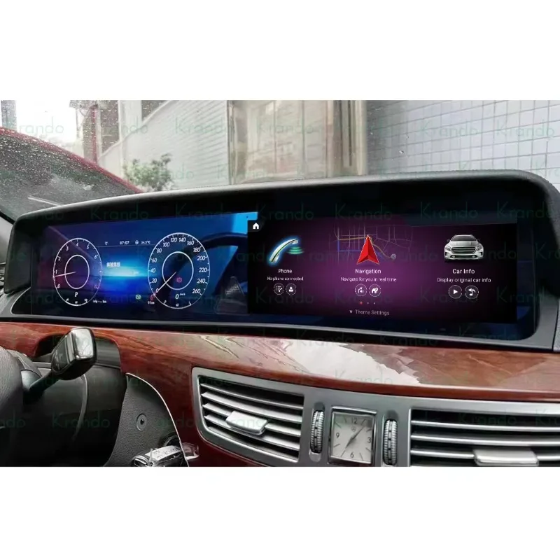 

12.3" Dual Screen Upgrade Android Car Radio Gps for Benz S W221 2005-2013 NTG 3.0 NTG 3.5 Car Dvd Player Multimedia
