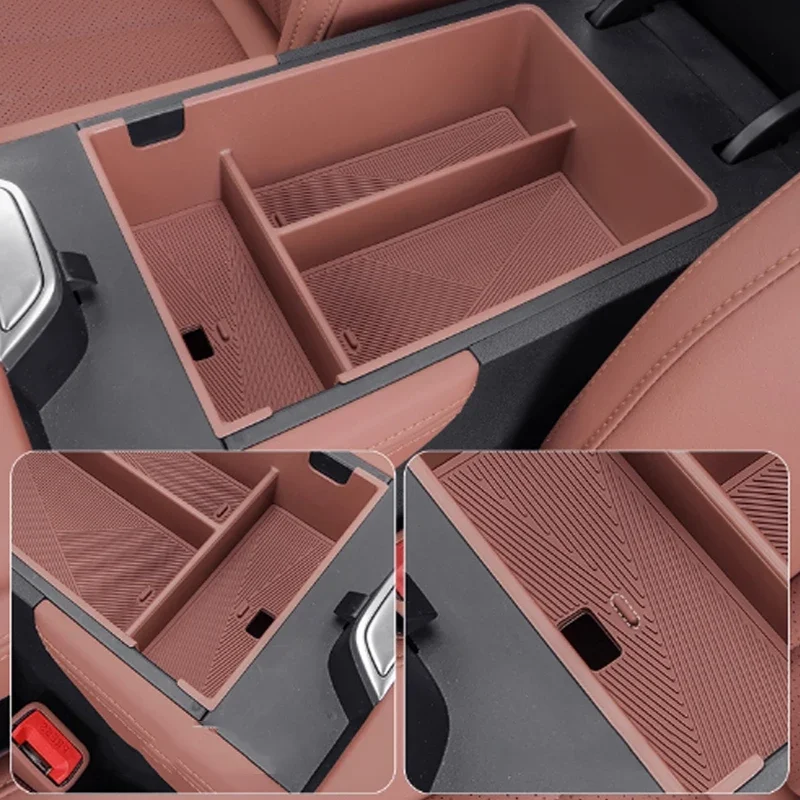 

Для Changan UNI-Z 2024 2025 ящик для хранения центральной консоли подлокотник аккуратное хранилище автомобильные аксессуары