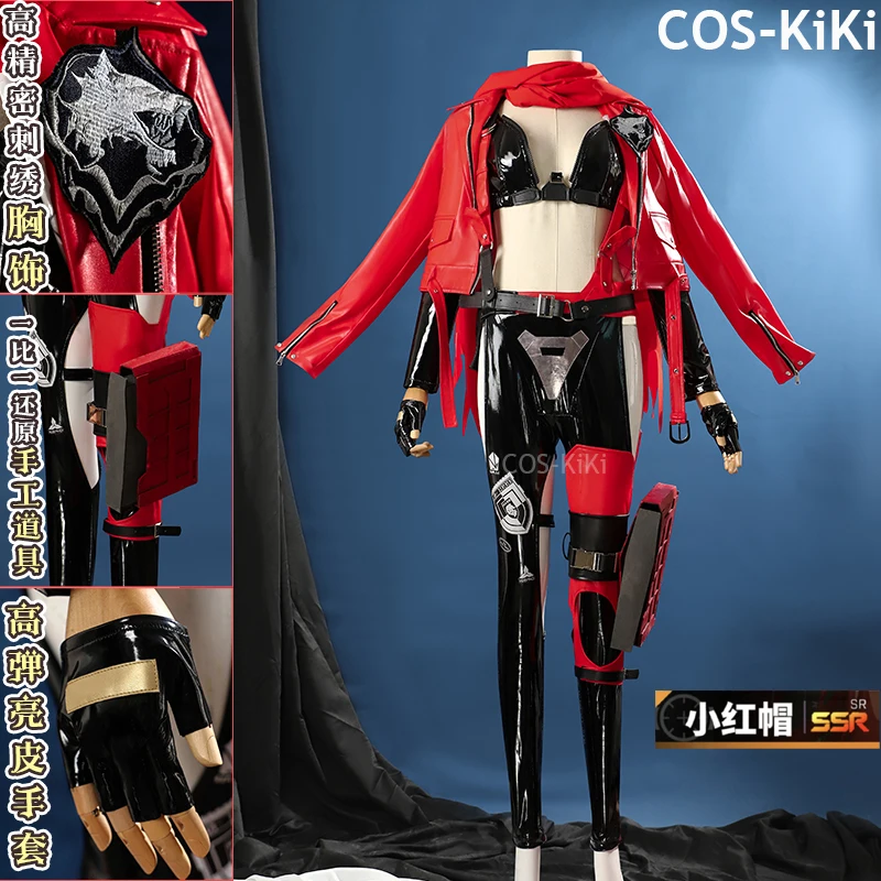 COS-KiKi Nikke The Goddess Of Victory Little Red Riding Hood Game Suit Uniform Cosplay Costume Halloween Party Role Play Outfit