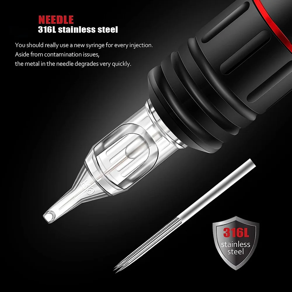 100-10PCS Mixed Tattoo Needle RL RM RS M1 Individual Package Disposable Tattoo Cartridges Needles for Tattoo Machine Supply