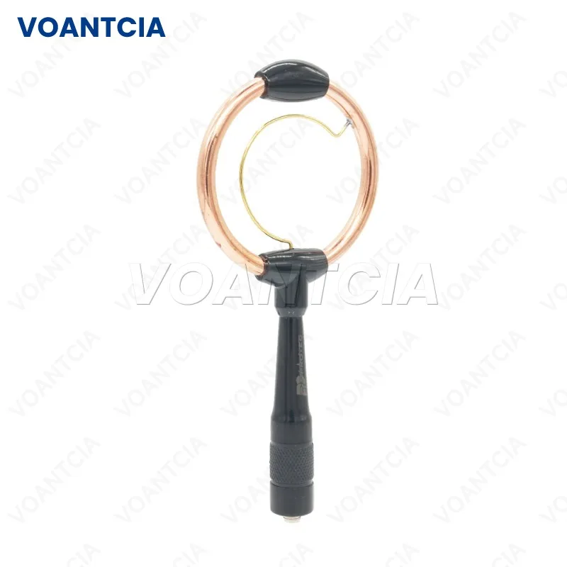 

Ring Antenna Two Way Radio Ring Mast VHF UHF 144MHz/430MHz Dual Band SMA-Female SMA-Male BNC Connector Q9 Head