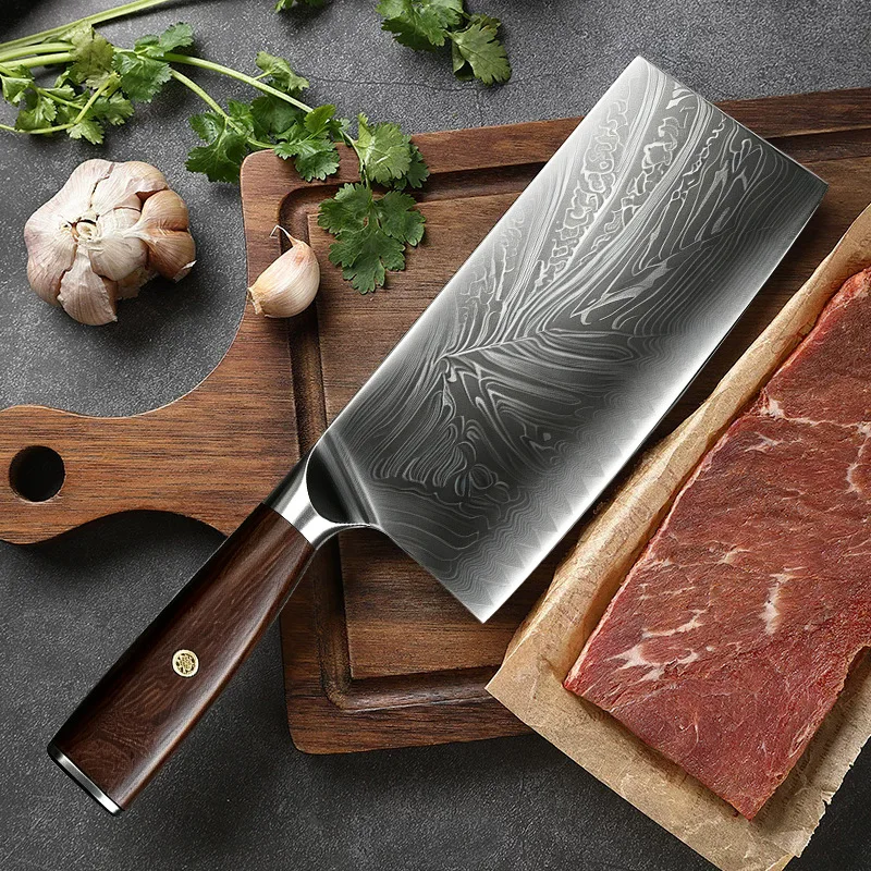 Japanese 67 Layers 90Cr18mov Damascus Kitchen Knife VG10 Steel Household Chef Knife for Meat Vegetable Cutting Kitchen Tools