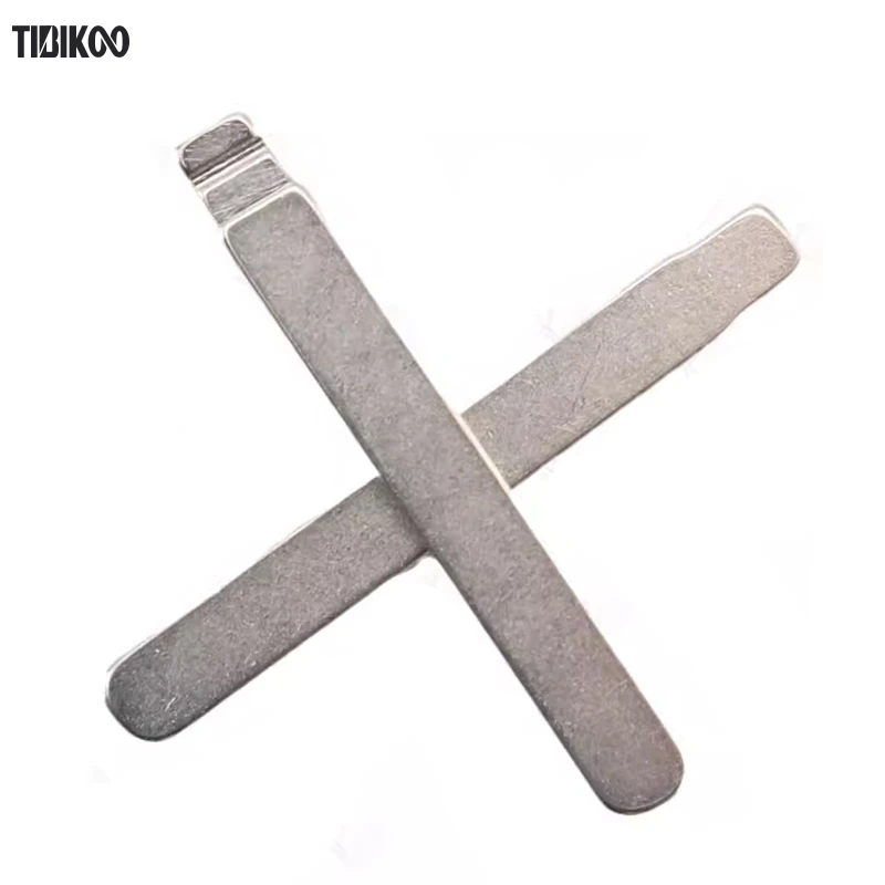 10PCS Key Blade Middle Groove NO.206 for Honda Ube Vgo Motorcycle  Folding Flip Remote key Blades