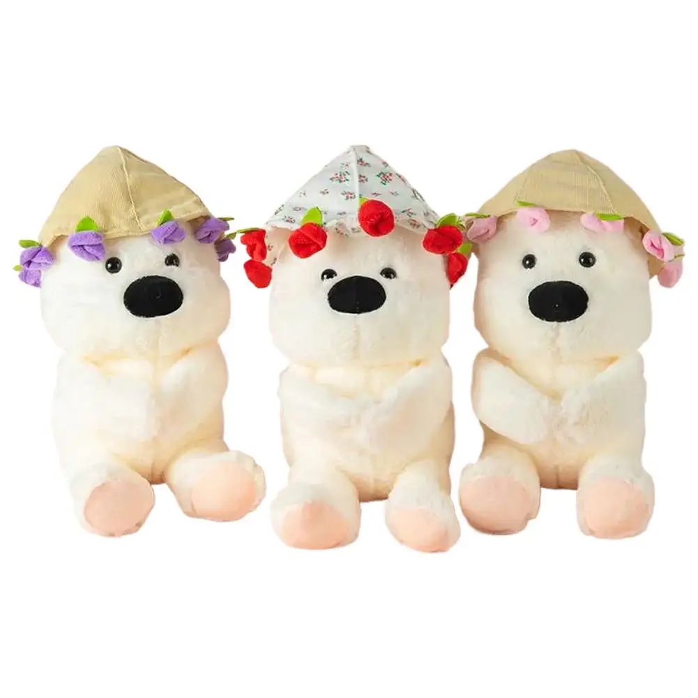 عيد الحب روز دمية Kawaii محشوة ألعاب من نسيج مخملي اليدوية دمية الكرتون أنيمي لطيف باقة الورد أرنب الدب جرو دمية عناق دمية #2