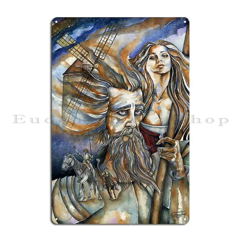 Don Quixote The Man Of La Mancha Metal Sign Club Designer Designing Home Club Tin Sign Poster