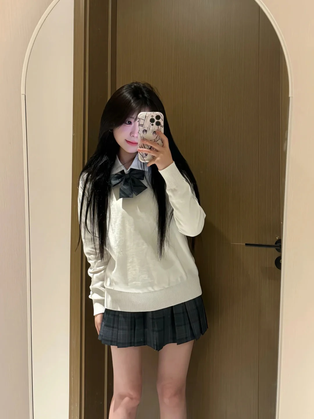 

Autumn Winter Versatile Color Women's Long Sve Jaet Layering School Sle Knitted Sweater Pure Color Outerwear