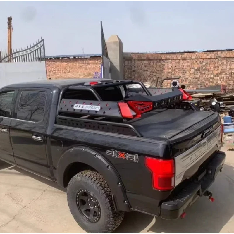 

Universal Black Steel Rack Roll Bar Pickup Trucks