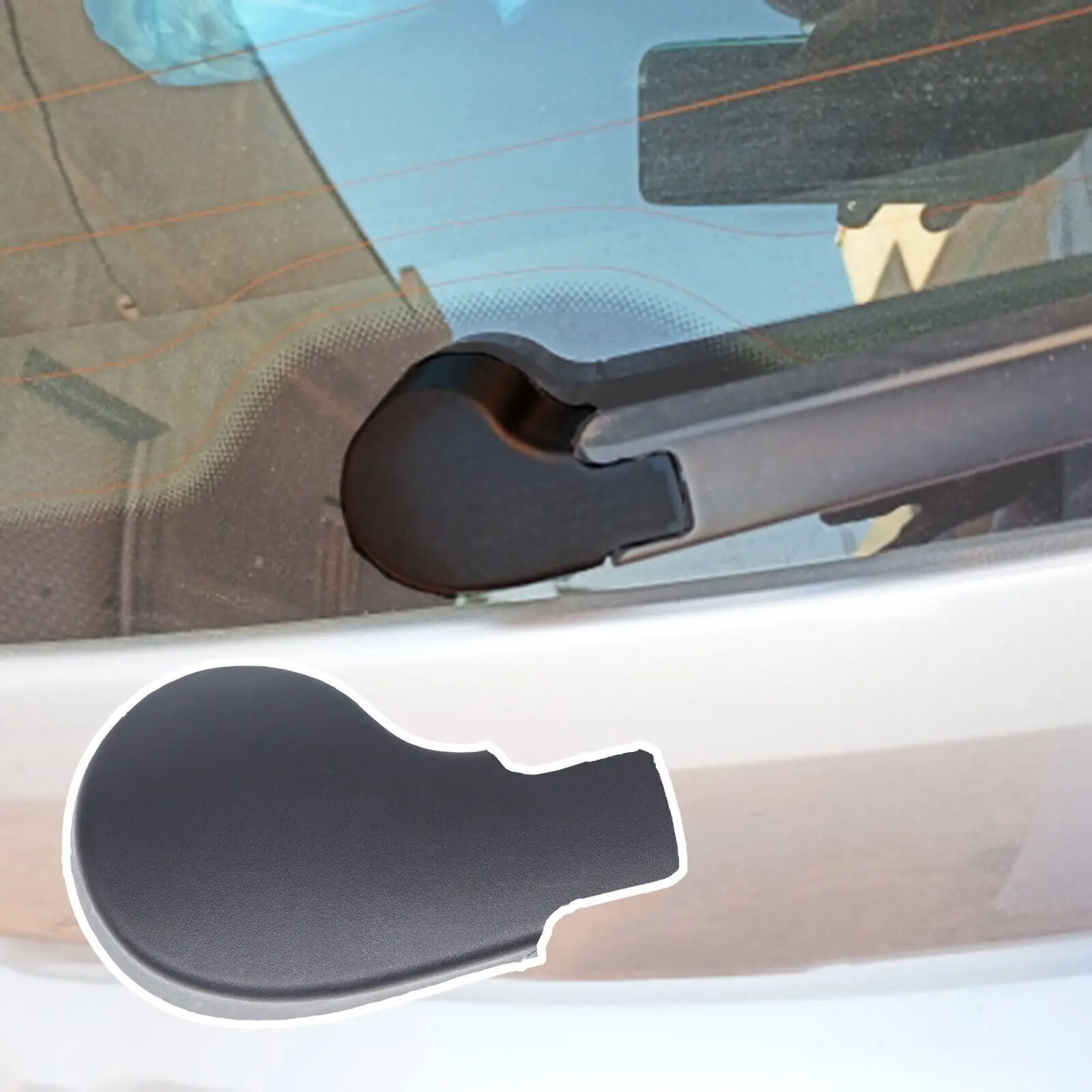 Car Wiper Arm Cover Rear Wiper Arm Nut Cover Cap For VW Golf MK6 MK7 Passat B8 Touran 5K6955435 Auto Windscreen Wipers Part