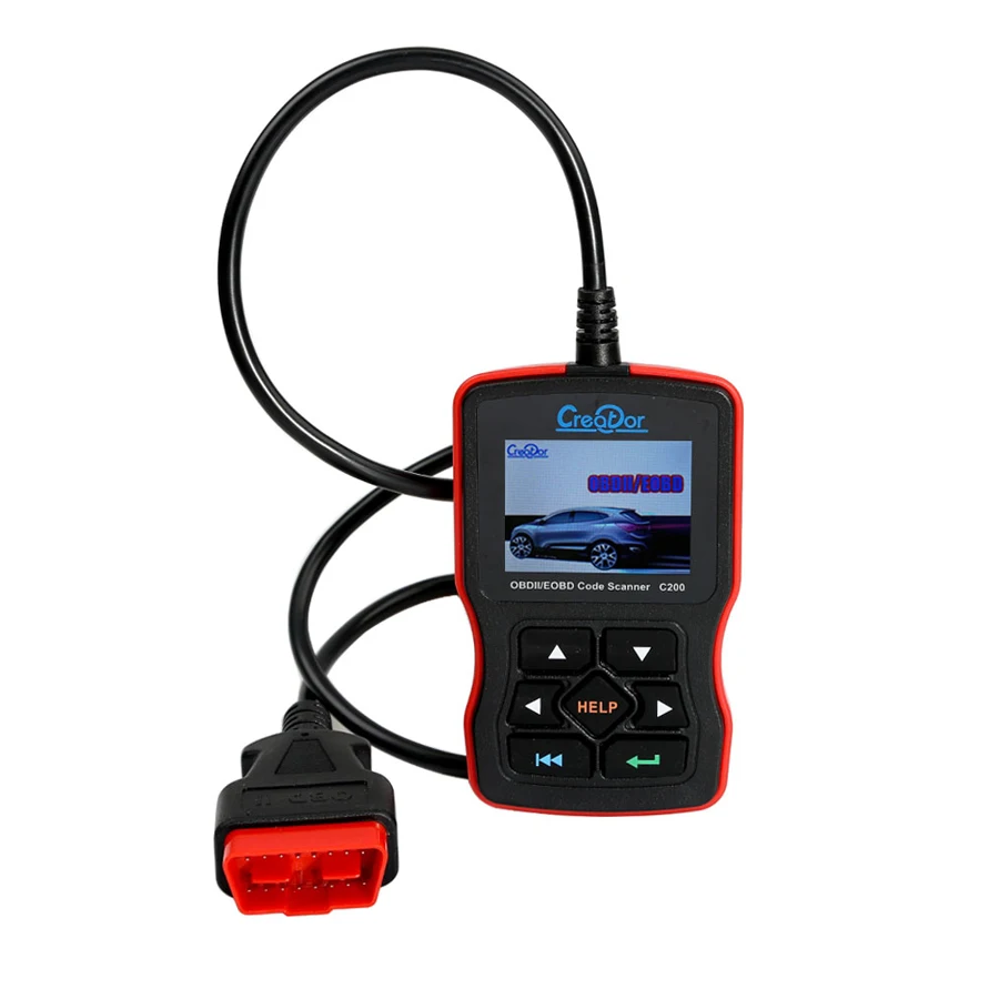 

Creator C200 OBDII/EOBD Code Scanner Multi-System Scanner Auto Scanner Car Diagnostic Tool Tool Support multi-language