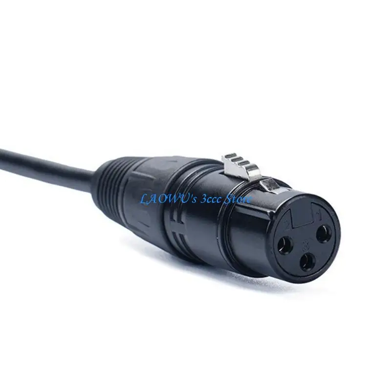 

Y8AD USB Type C to 3Pin XLRs Male Female Connectors Microphones Cable, Balanced Sound Cord for Mixers and Amplifiers