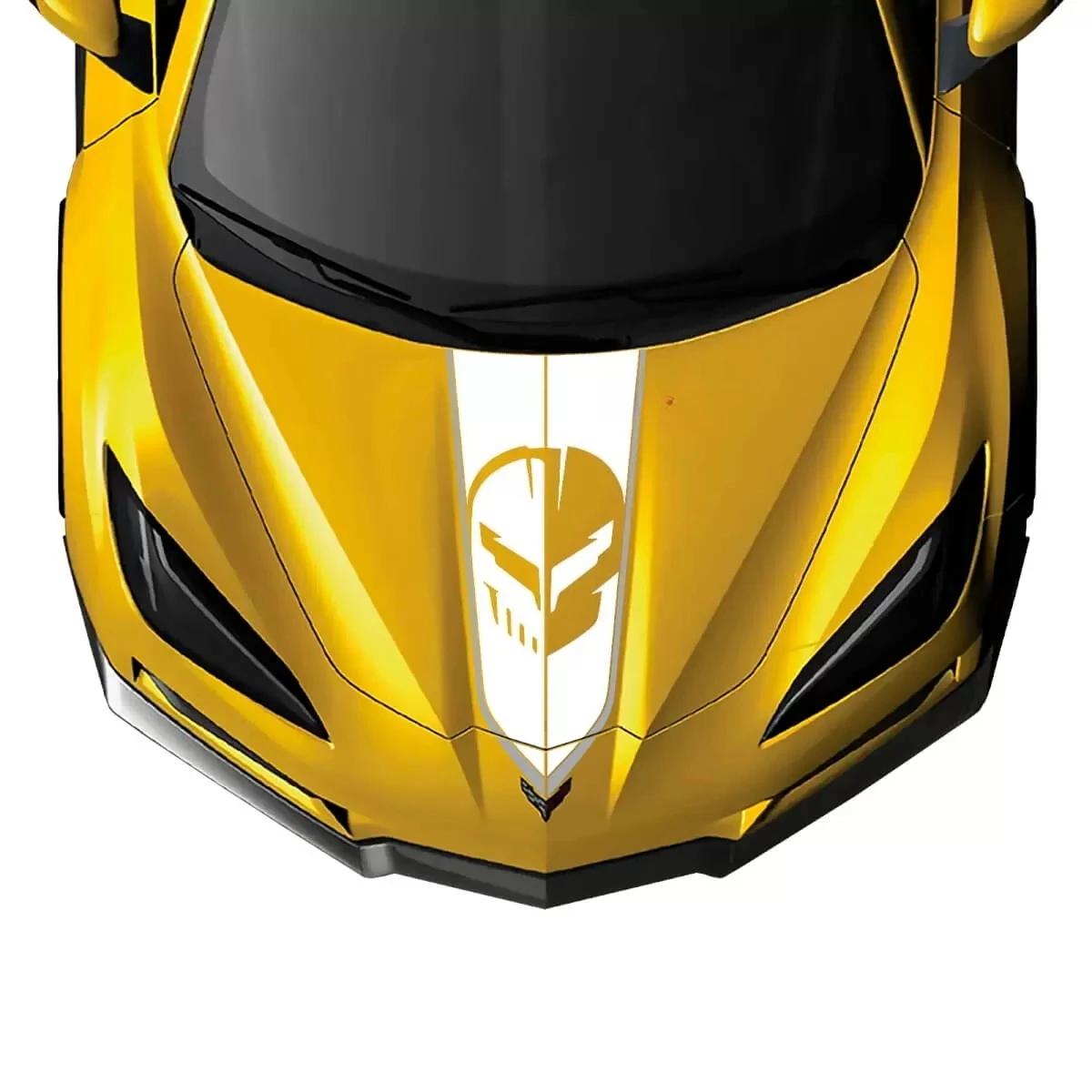 Car Vinyl Stickers 70th Anniversary Kit Stripes Exterior Decoration decals For Chevrolet Corvette convertible C8