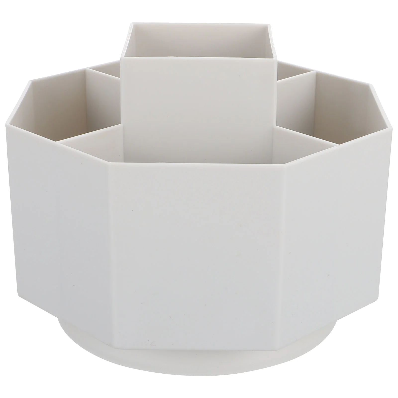

Desktop Organizer Color Pencils Storage Box Rotating Stationery Organizers Notebook Stand White