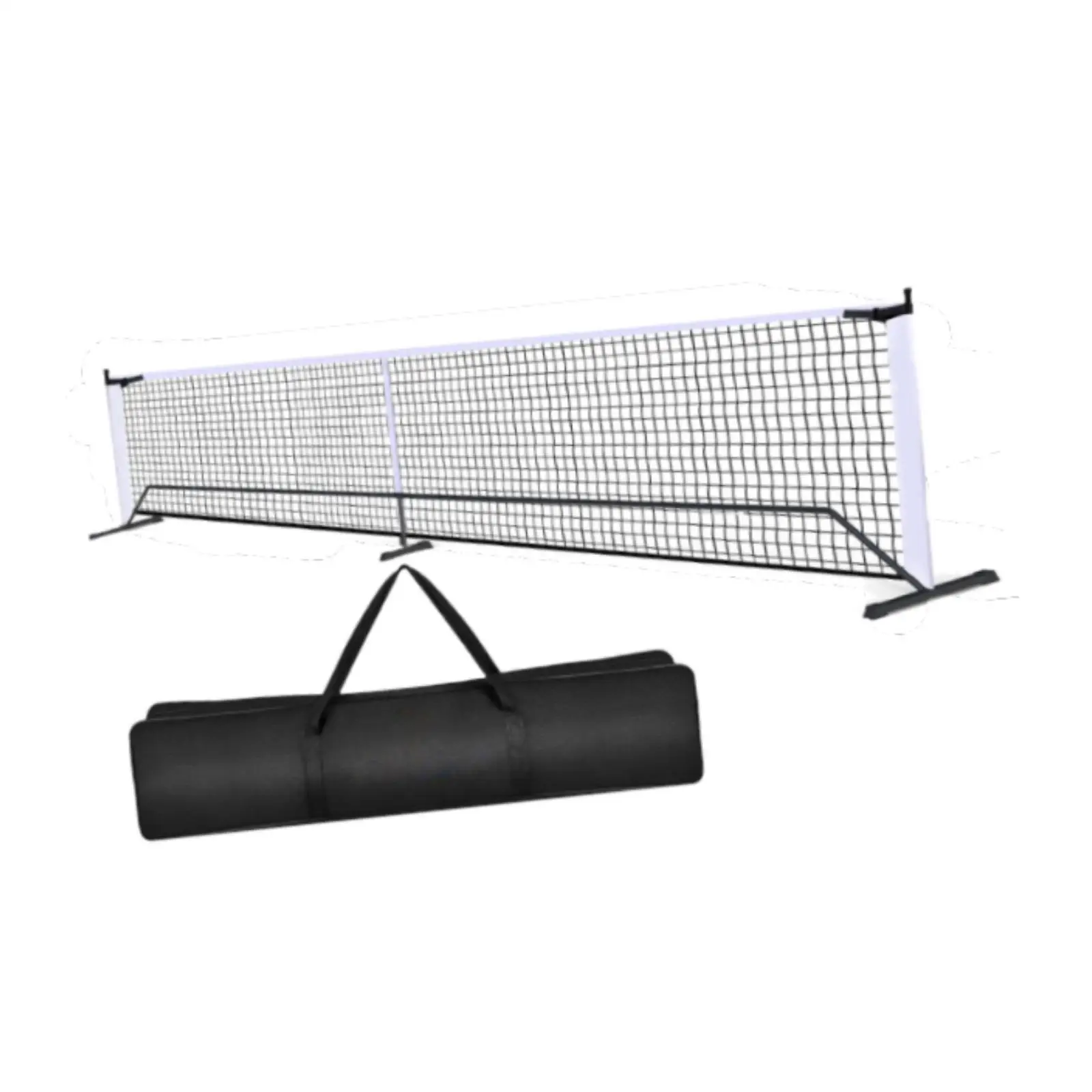 Portable Pickleball Net System Pickle Ball Net 22 Feet Easy Setup Badminton Net Sports Net for Driveway Pickleball Training