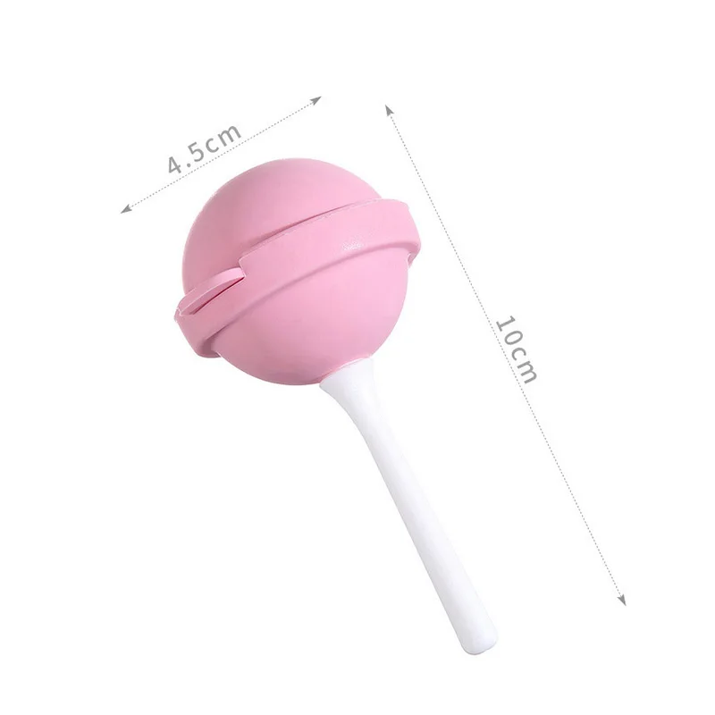 Lollipop Shape Ice Cream Mold Silicone Ice Pops Mold with Stick Portable Cute Popsicle Mould Baby DIY Ice Ball Maker