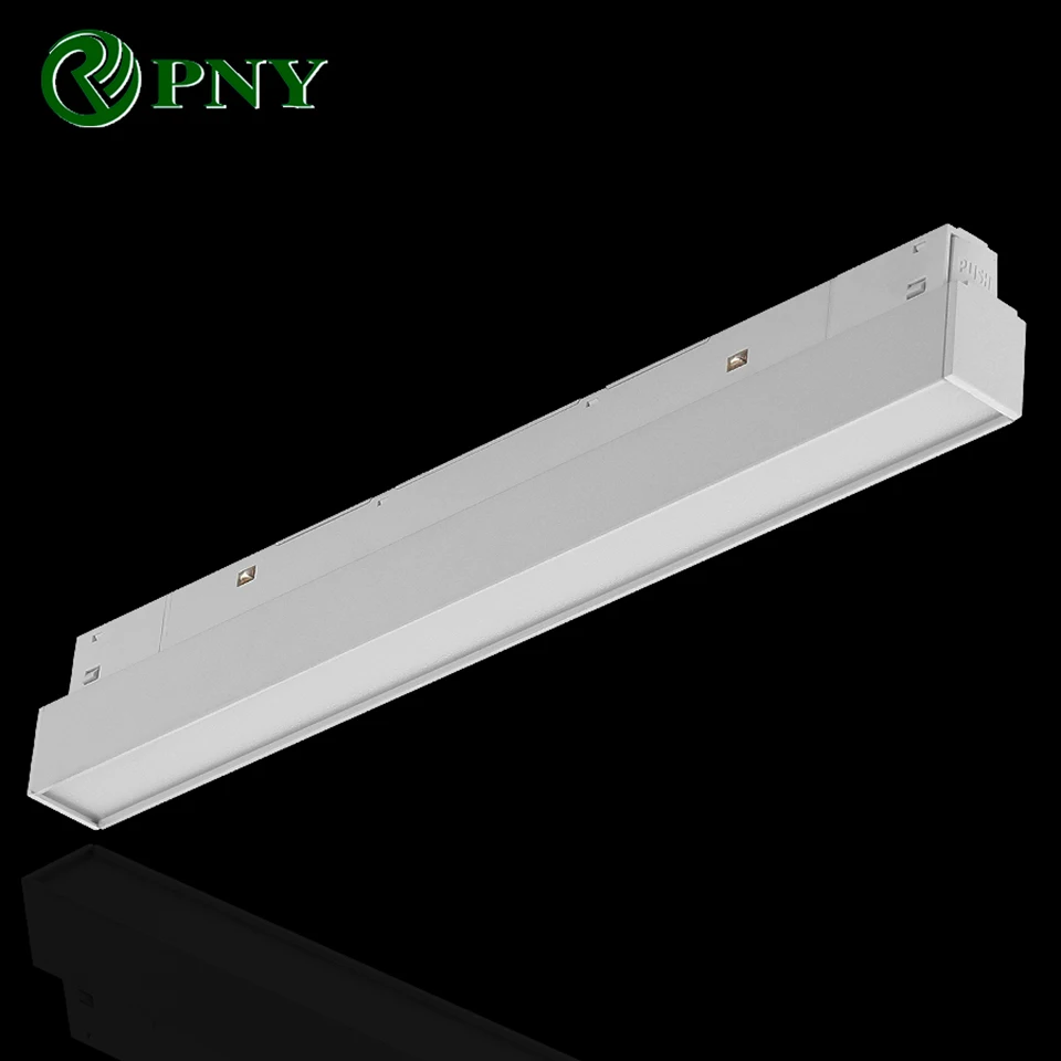 Imagem -04 - Pny-smart Dimmable Casa Recesso Branco Led Magnetic Track Sistema de Iluminação Magnet Rail Lamp Spotlight Tuya Zigbee Dali 48v