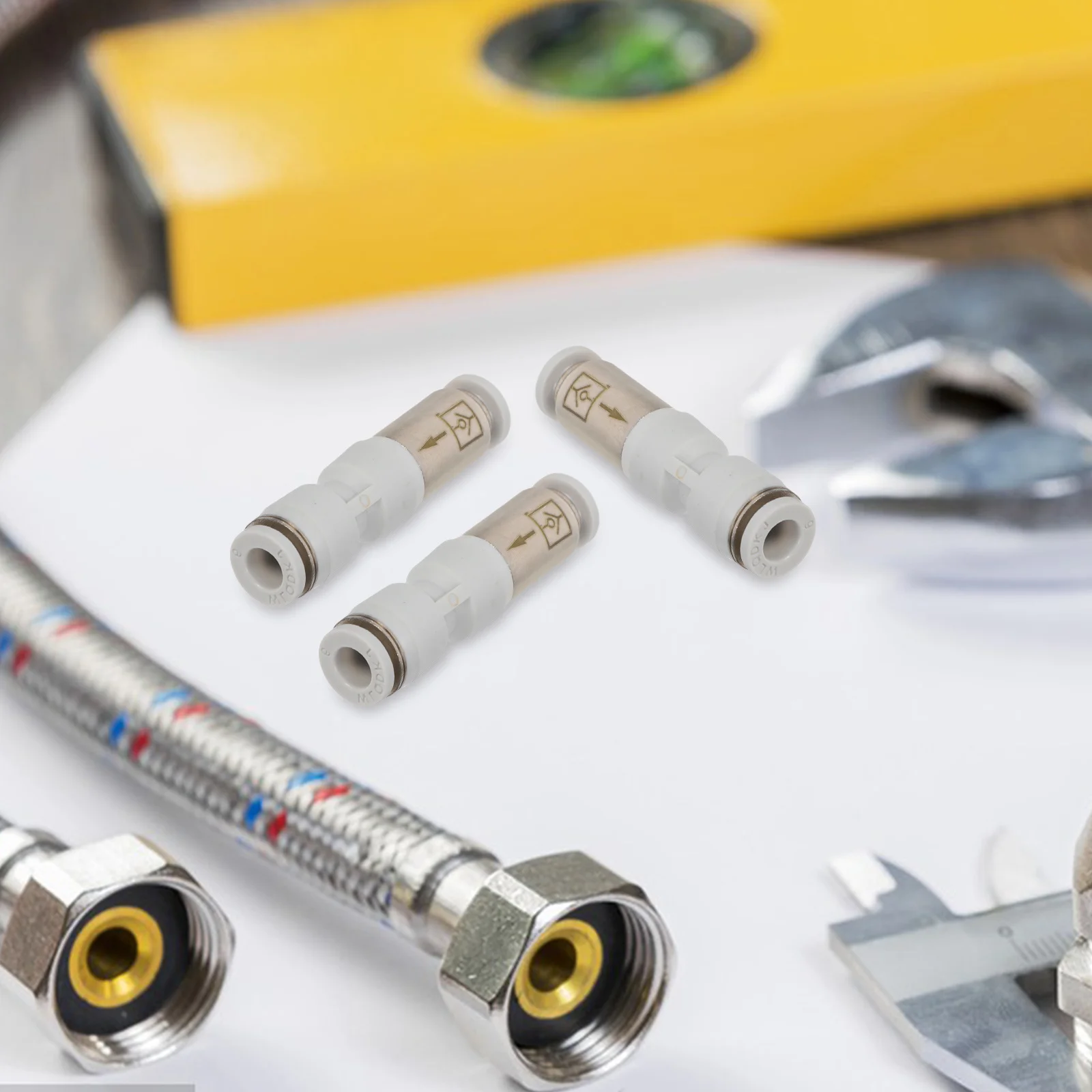 

3 шт., быстрый соединительный воздушный шлюз, линейный топливный, водяной, газовый клапан, эффективный вентиляционный разъем с высоким расходом, надежный, не