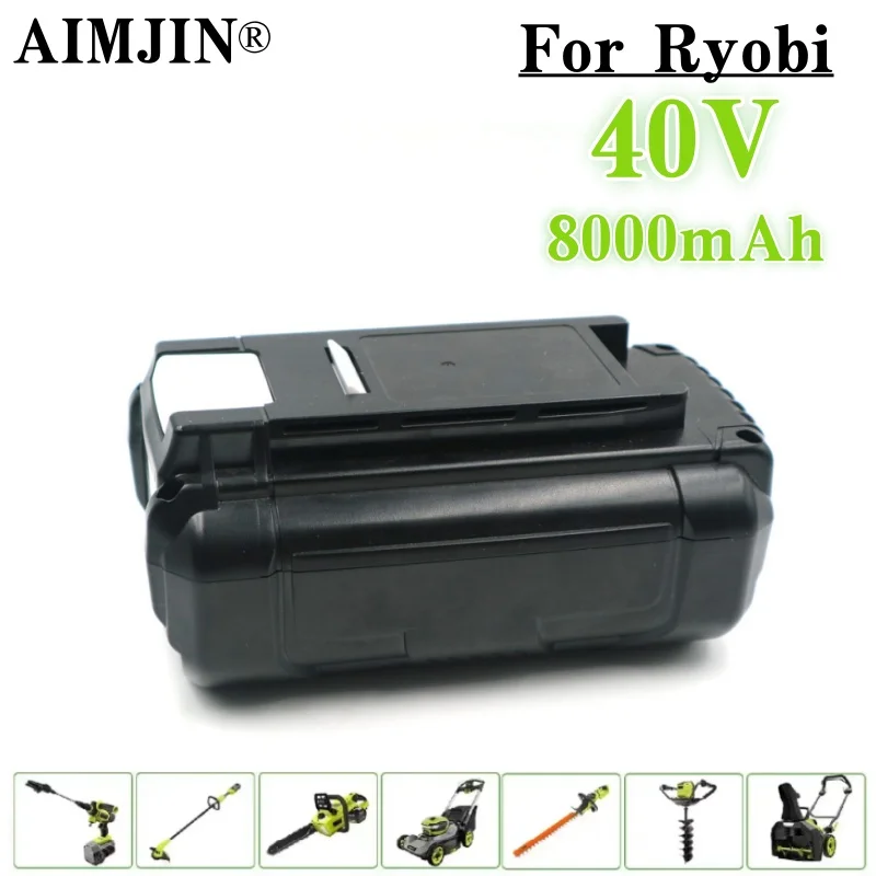 

40V 8000MAH Lithium-ion Batteries for Ryobi Series Wireless Power Tools OP4040 OP4026 OP4030 OP4050 OP4060A OP40201 OP40301