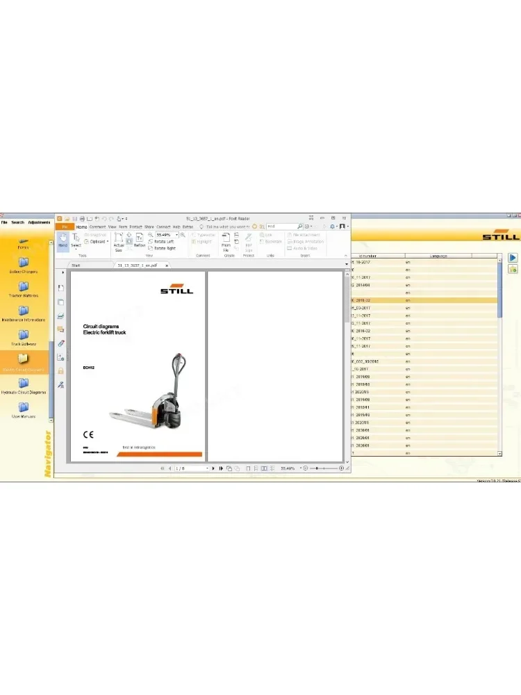 2026 HOT Still Steds Navigator Forklifts D8.21 R2 Service Repair Parts Manuals EPC Diagnostic Diagrams Catalog Full Instruction