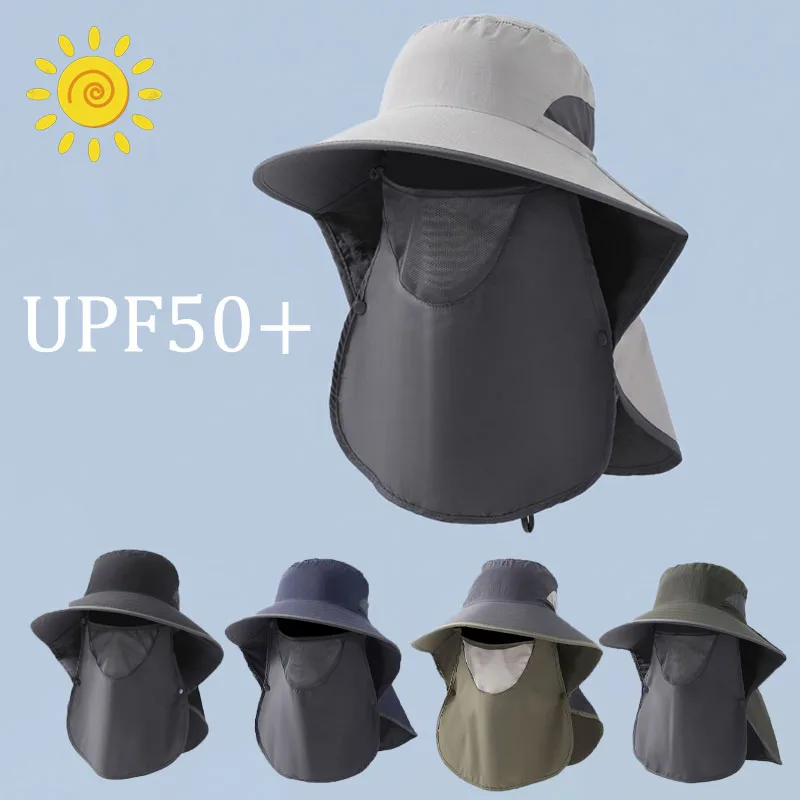 chapeu-de-pescador-com-protecao-uv-para-sol-caca-e-pesca-ao-ar-livre-bone-para-homens-e-mulheres-chapeu-bucket-com-viseira-e-aba-protetora-de-pescoco-para-caminhada-e-acampamento