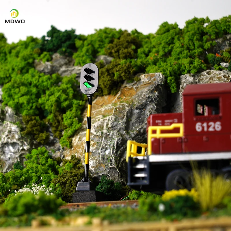 5 stks 3 v/12 v Modelspoor OO HO Schaal 1:87 1:75 Blok Signaal Rood Geel Groen Verkeerslichten LEDs